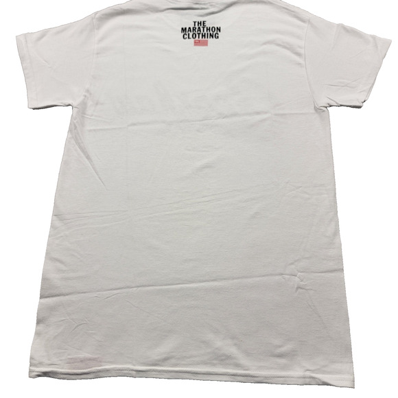The Marathon Clothing Crenshaw Shirt Mens Small White Graphic Tee Streetwear - Picture 2 of 9